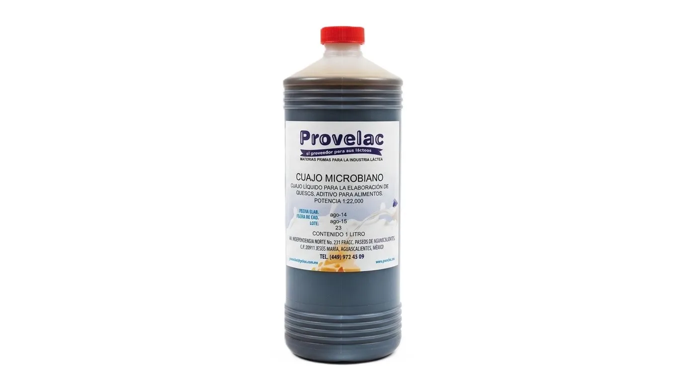 Cuajo Microbiano Fuerza 1:20000